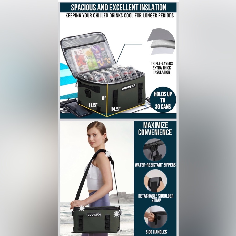 Quovexa Insulated Cooler Bag